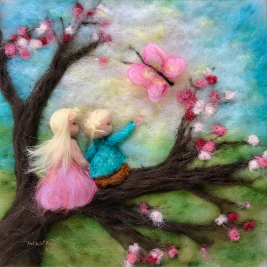 Het Wol Feetje | Seizoensplaat | Bloesemboom