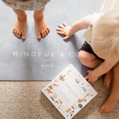 Yoga mat | Grijs | Mindful & Co Kids