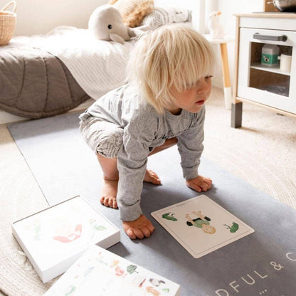 Yoga mat | Grijs | Mindful & Co Kids