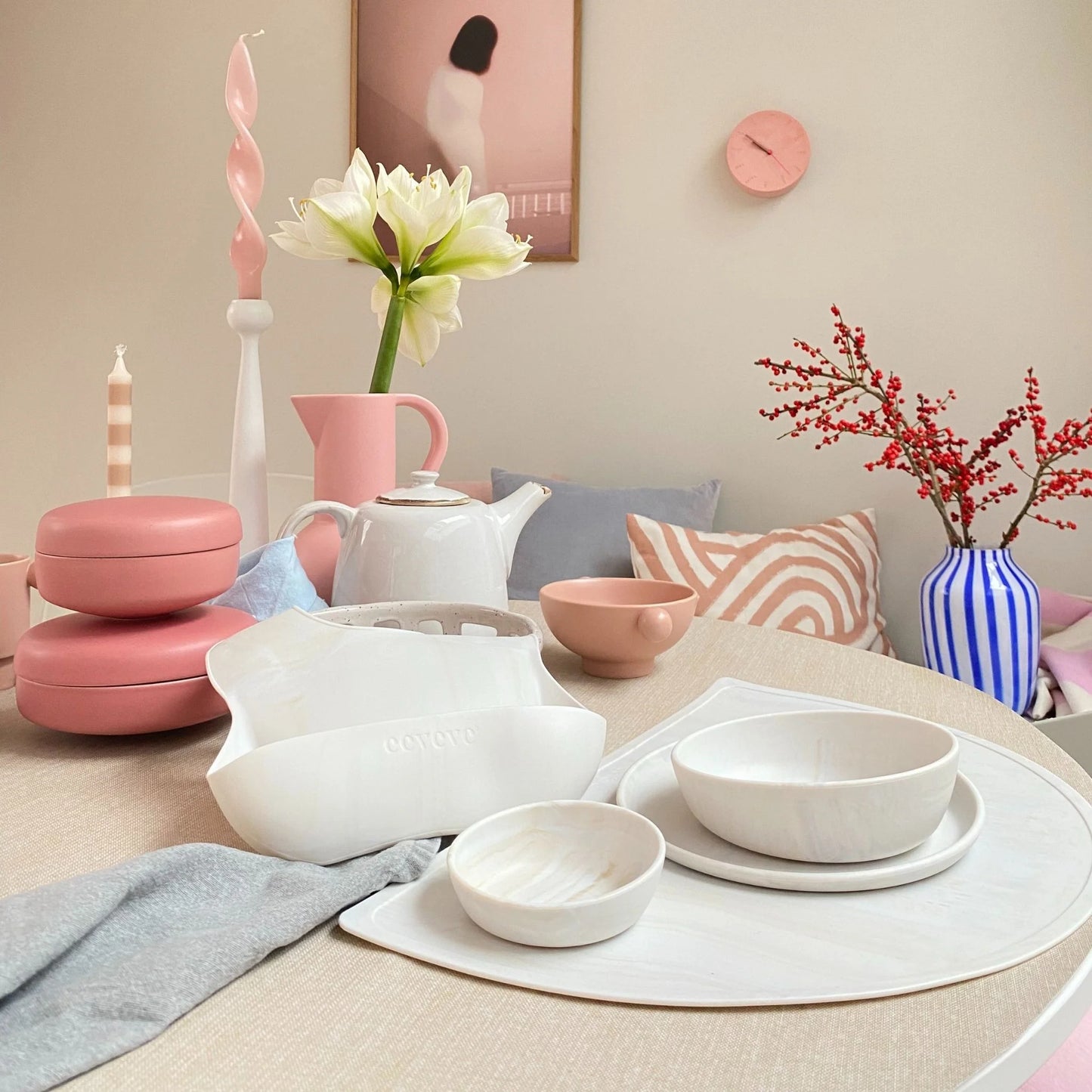 Eeveve - Eetset | Marmer Herfstgoud