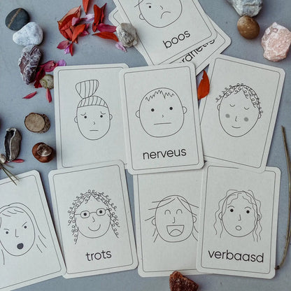Wildebras | Flashcards | Emotie