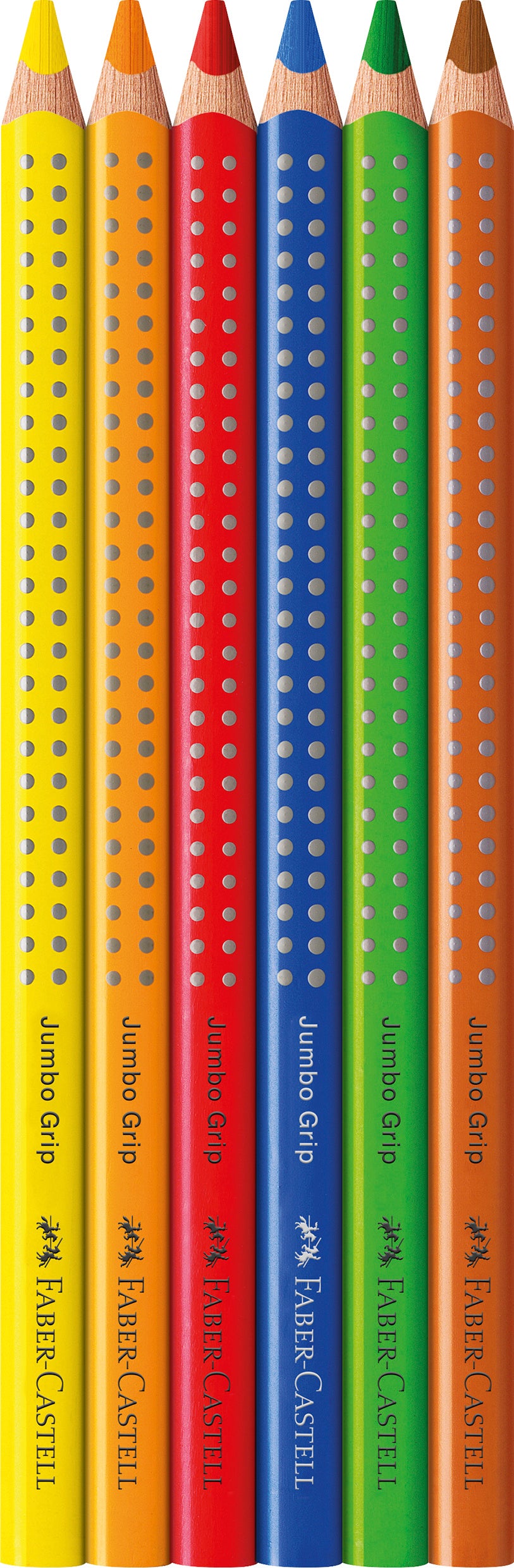 Faber-Castell | Kleurpotlood | Jumbo Grip | 6 Stuks (Stap 2)