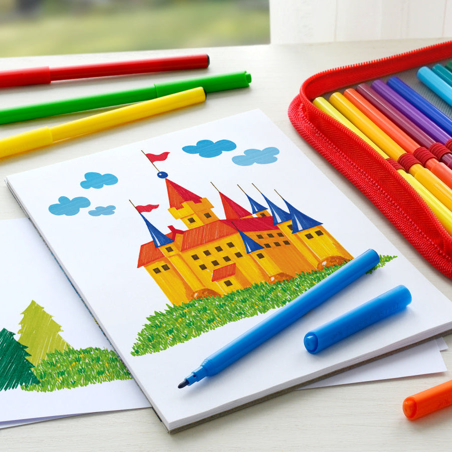 Faber-Castell | Viltstift | 12 stuks (Stap 3)