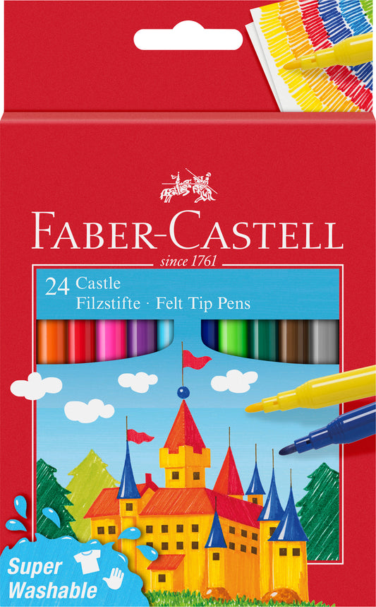 Faber-Castell | Viltstift | 24 stuks (Stap 3)