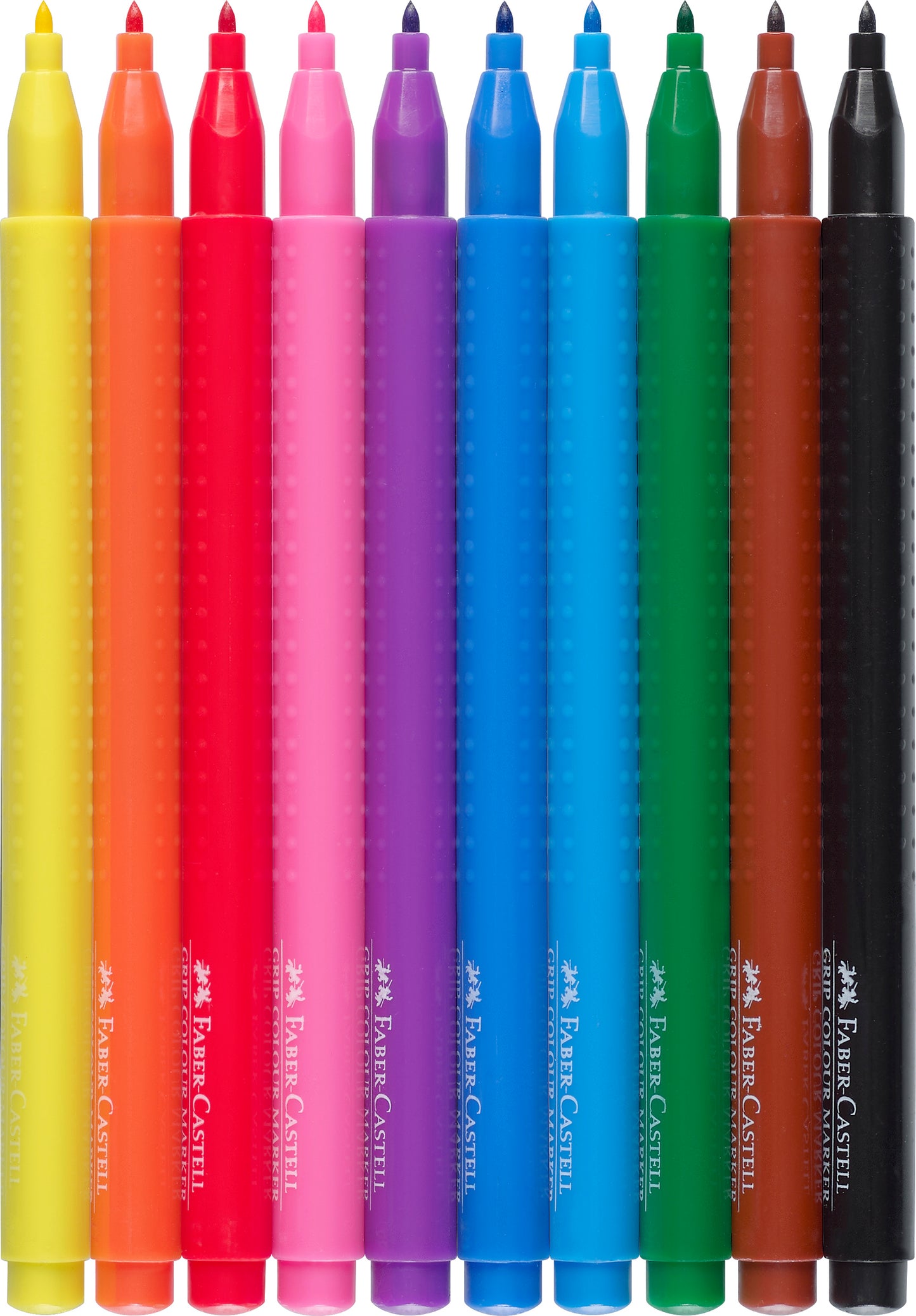 Faber-Castell | Viltstift | Grip | 10 stuks (Stap 2)