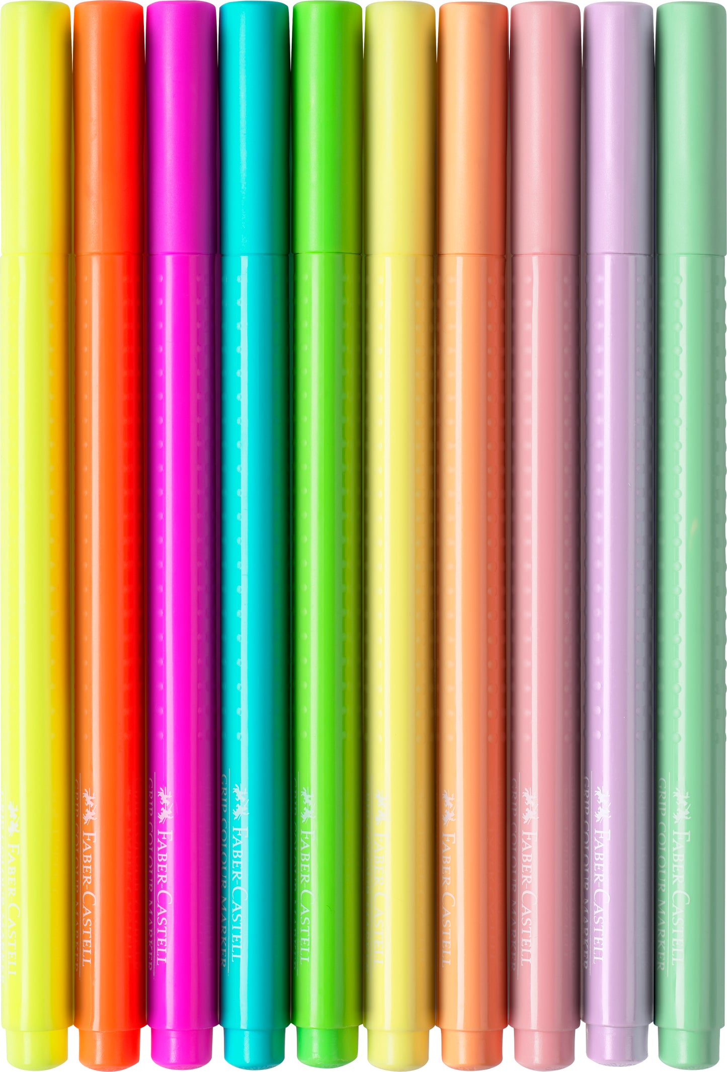 Faber-Castell | Viltstift | Grip | Neon & Pastel | 10 Stuks (Stap 2)