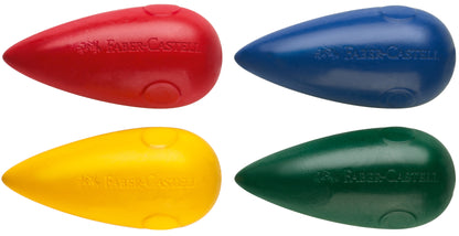 Faber-Castell | Waskrijt | Druppelvormig | 4 Stuks (Stap 1)