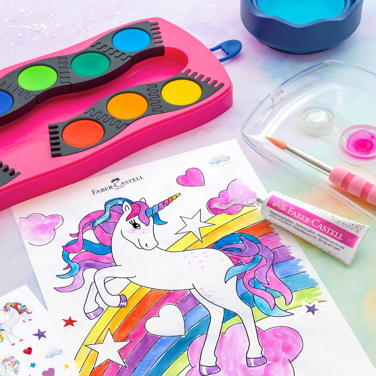 Faber-Castell | Waterverfdoos | Eenhoorn