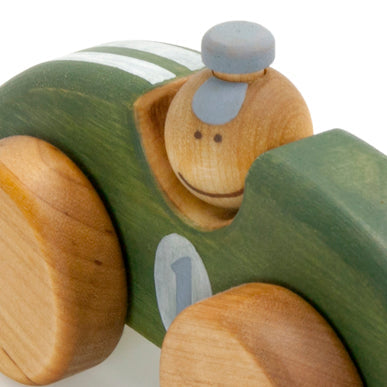 Friendly Toys | Houten Raceauto | Groen