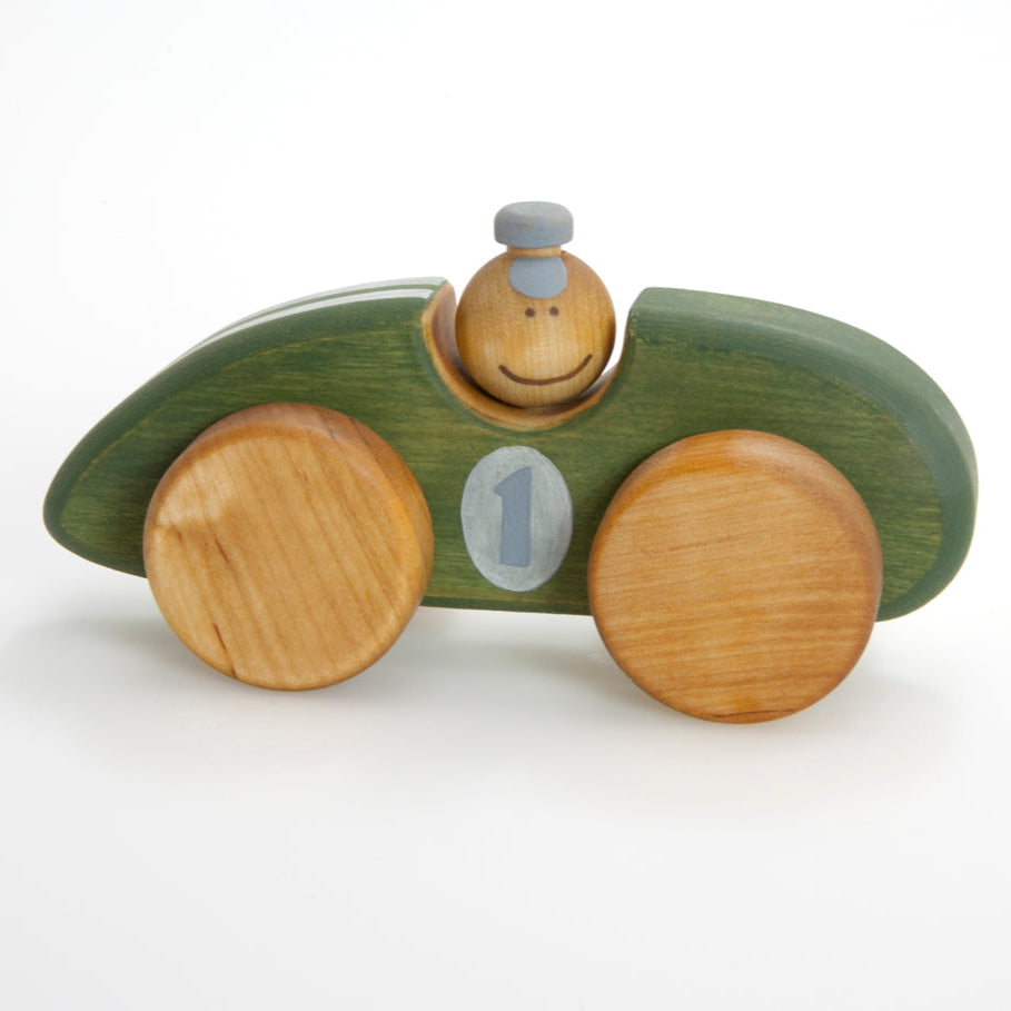 Friendly Toys | Houten Raceauto | Groen