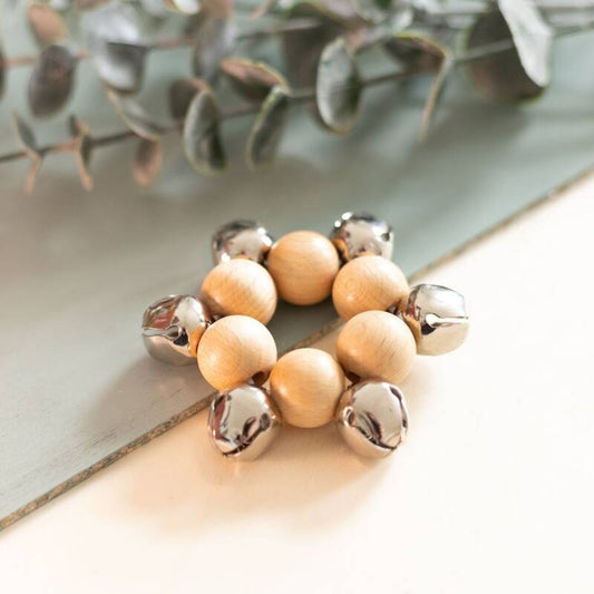 MusikGlück | Houten Rammelarmband