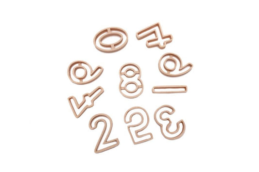 Grennn | Uitstekers | Set | Cijfers 0-9