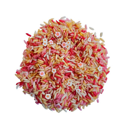 Grennn | Speelrijst | Pink Flower Mix | 750 Gram