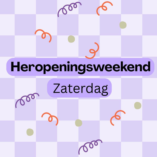 Heropeningsweekend | Winkelen op Afspraak | Zaterdag