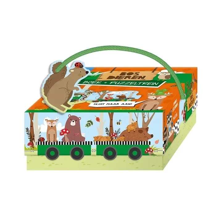 Lantaarn Publishers | Puzzeltrein | Bosdieren