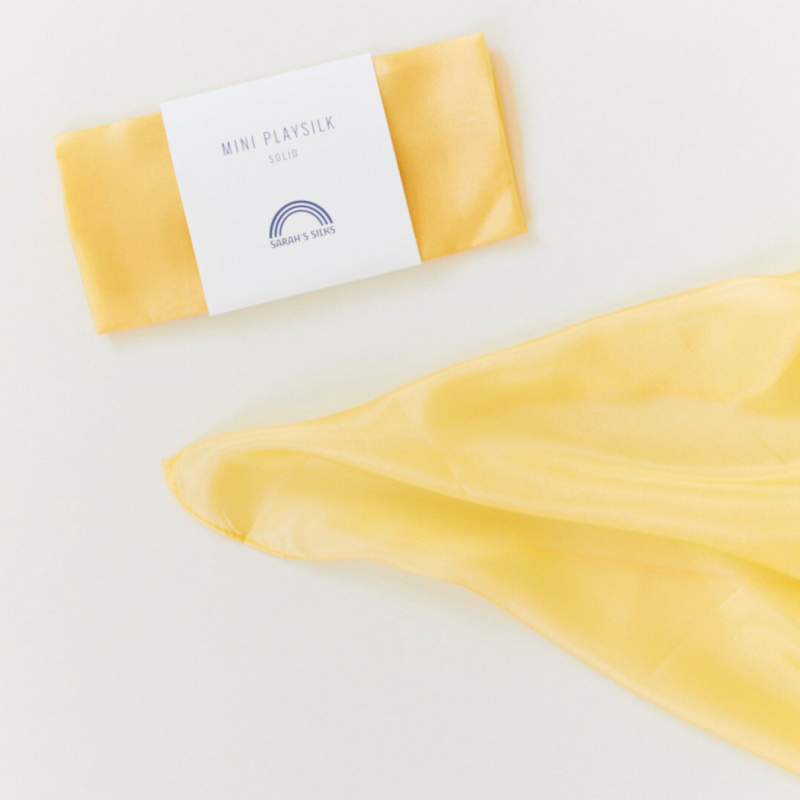 Sarah's Silks | Speelzijde | Mini | Geel