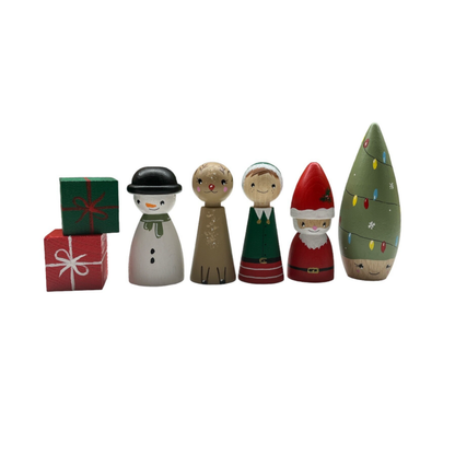 Atelier-Nouk | Houten Poppetje | Kerstman