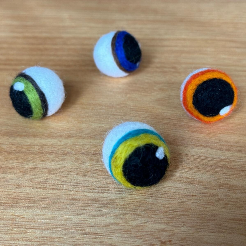 Mkiddiezz | Vilt | Griezelig oog