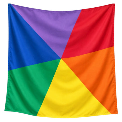Speeldoek medium - regenboog colorblock | Pit & Play