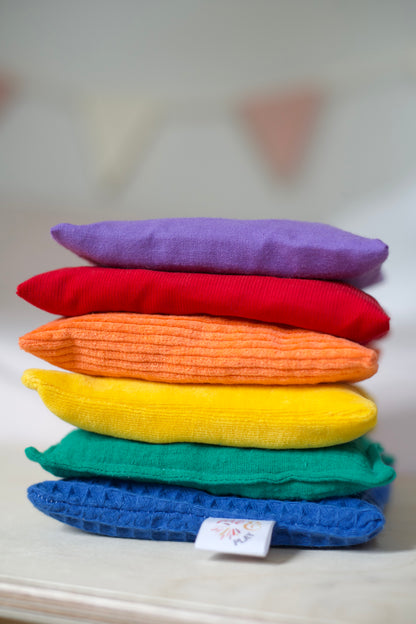 Pit & Play | Pittenzakjes Set | Regenboog | 6 stuks