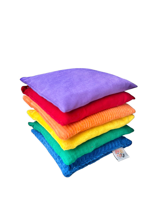 Pit & Play | Pittenzakjes Set | Regenboog | 6 stuks