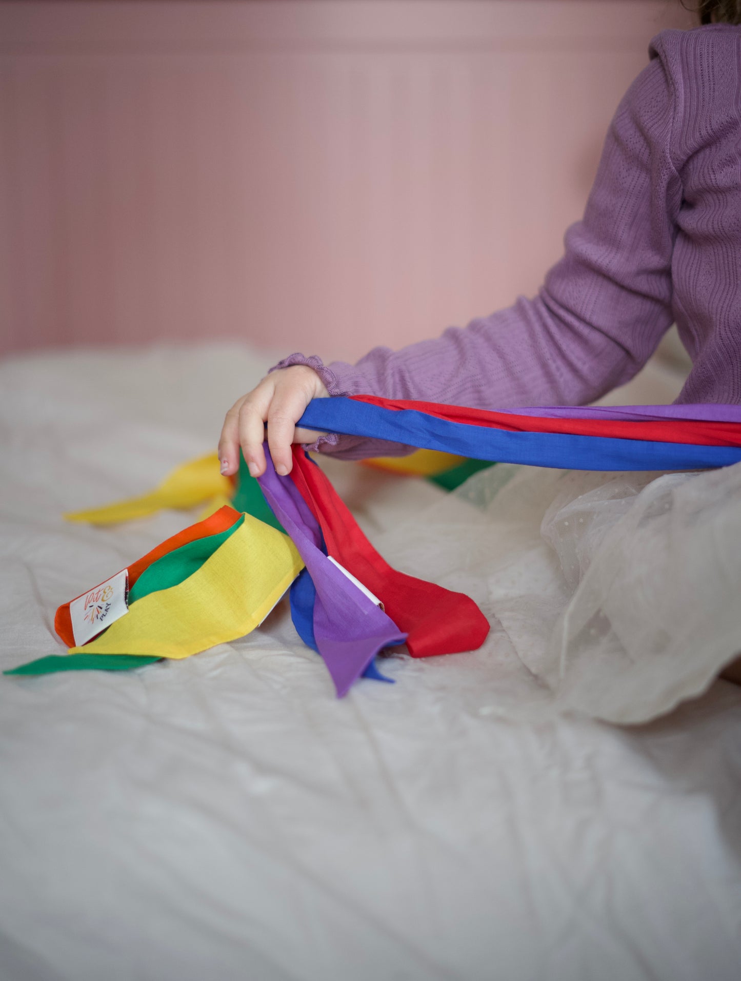 Pit & Play | Speellinten Set | Regenboog | 6 stuks