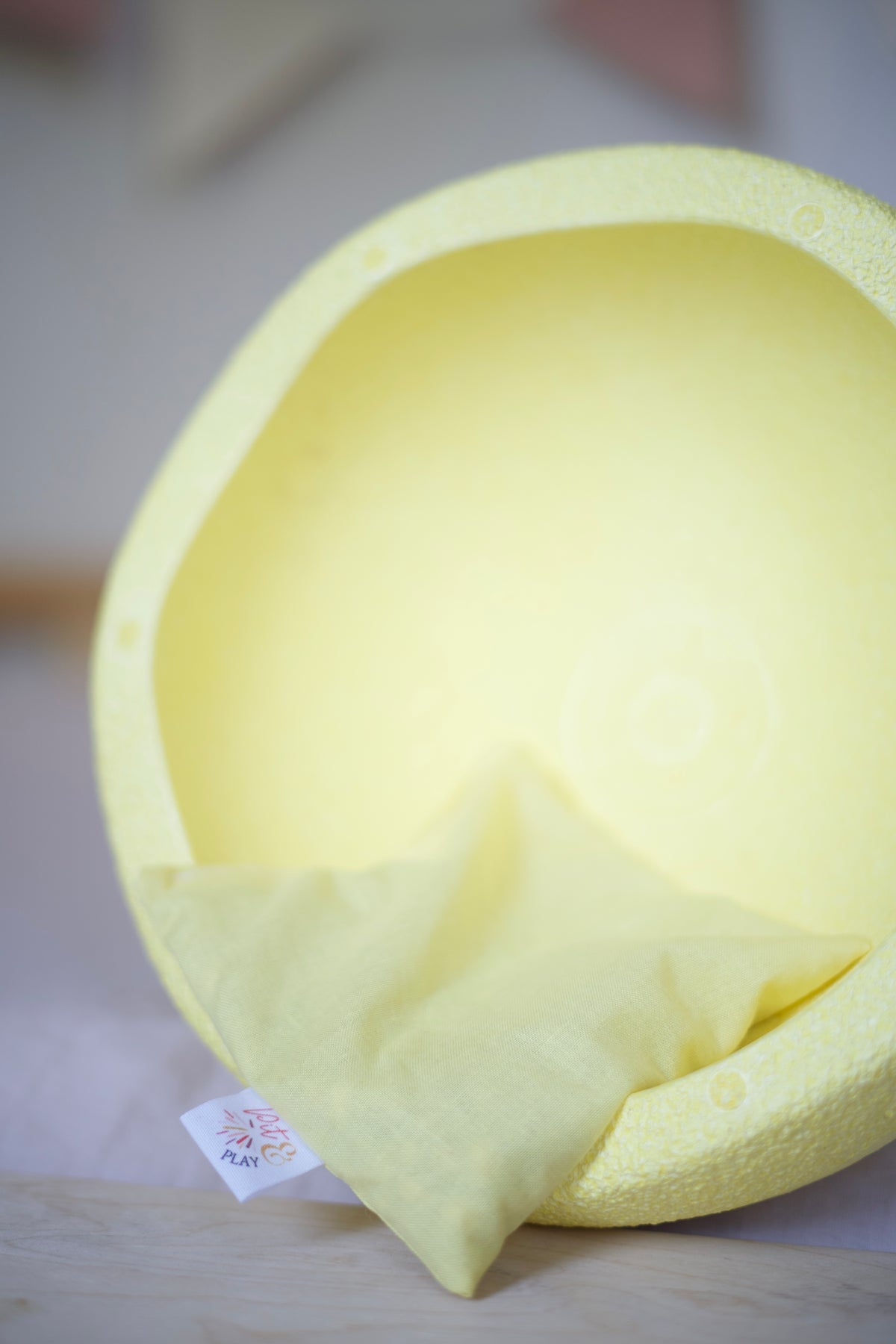 Pittenzakje - Pastel geel | Pit & Play