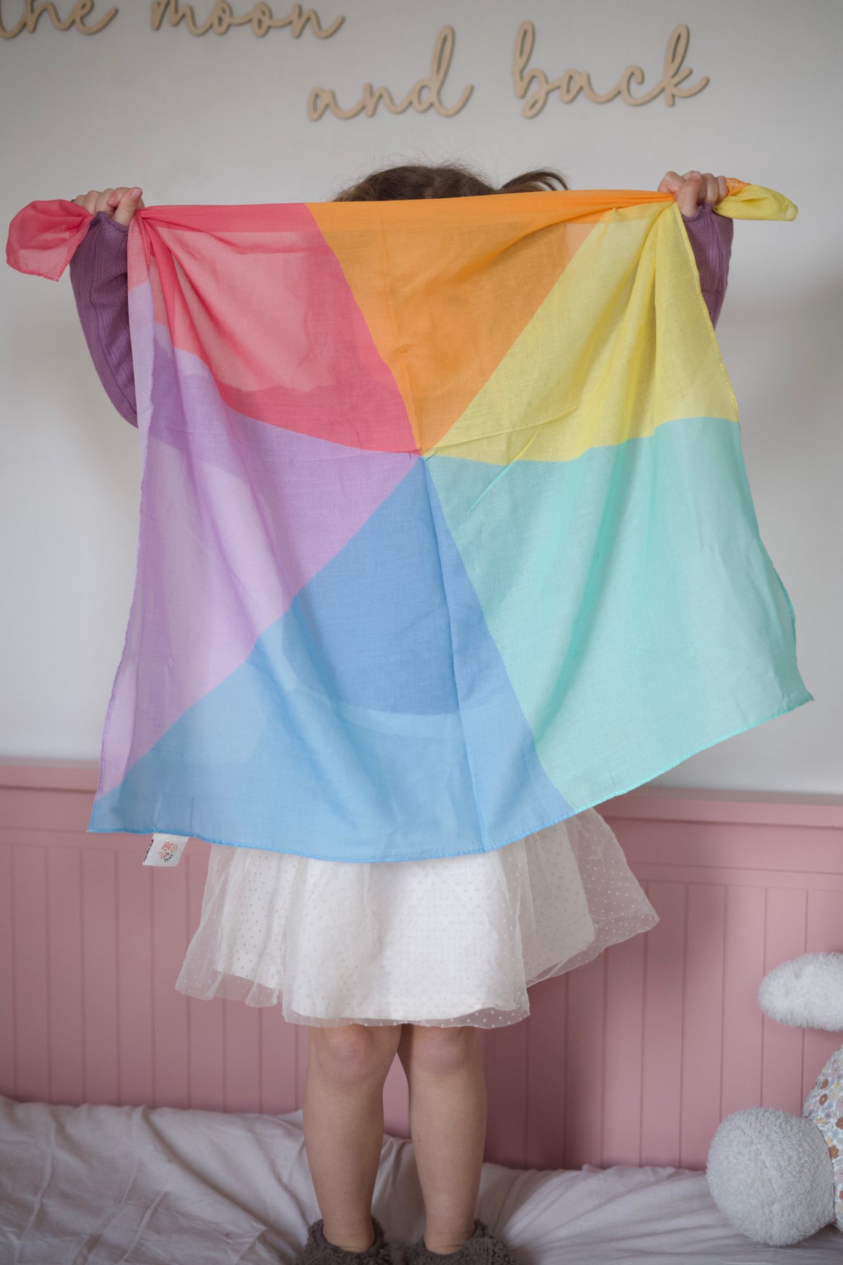Speeldoek medium - pastel colorblock | Pit & Play