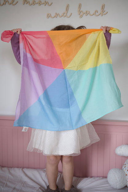 Speeldoek medium - pastel colorblock | Pit & Play