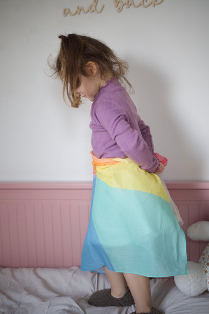 Speeldoek medium - pastel colorblock | Pit & Play