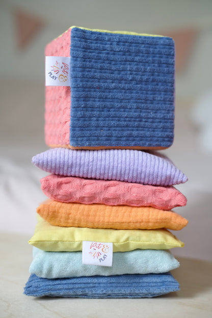 Pit & Play | Pittenzakjes Set | Pastel | 6 stuks