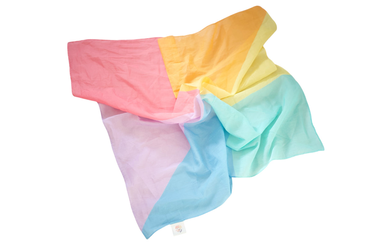Speeldoek medium - pastel colorblock | Pit & Play