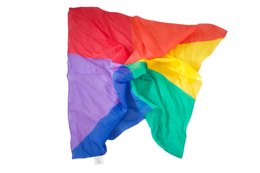 Speeldoek groot - regenboog colorblock | Pit & Play