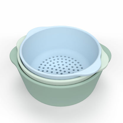 Inspire My Play | Bakjes en Zeefje | Blauw - Groen