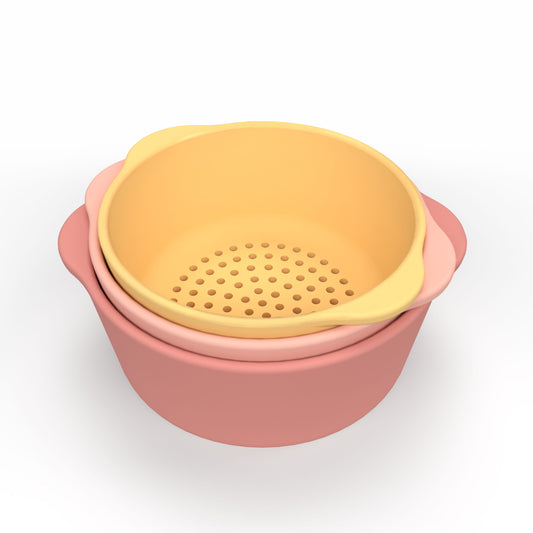 Inspire My Play | Bakjes en Zeefje | Koraal - Geel