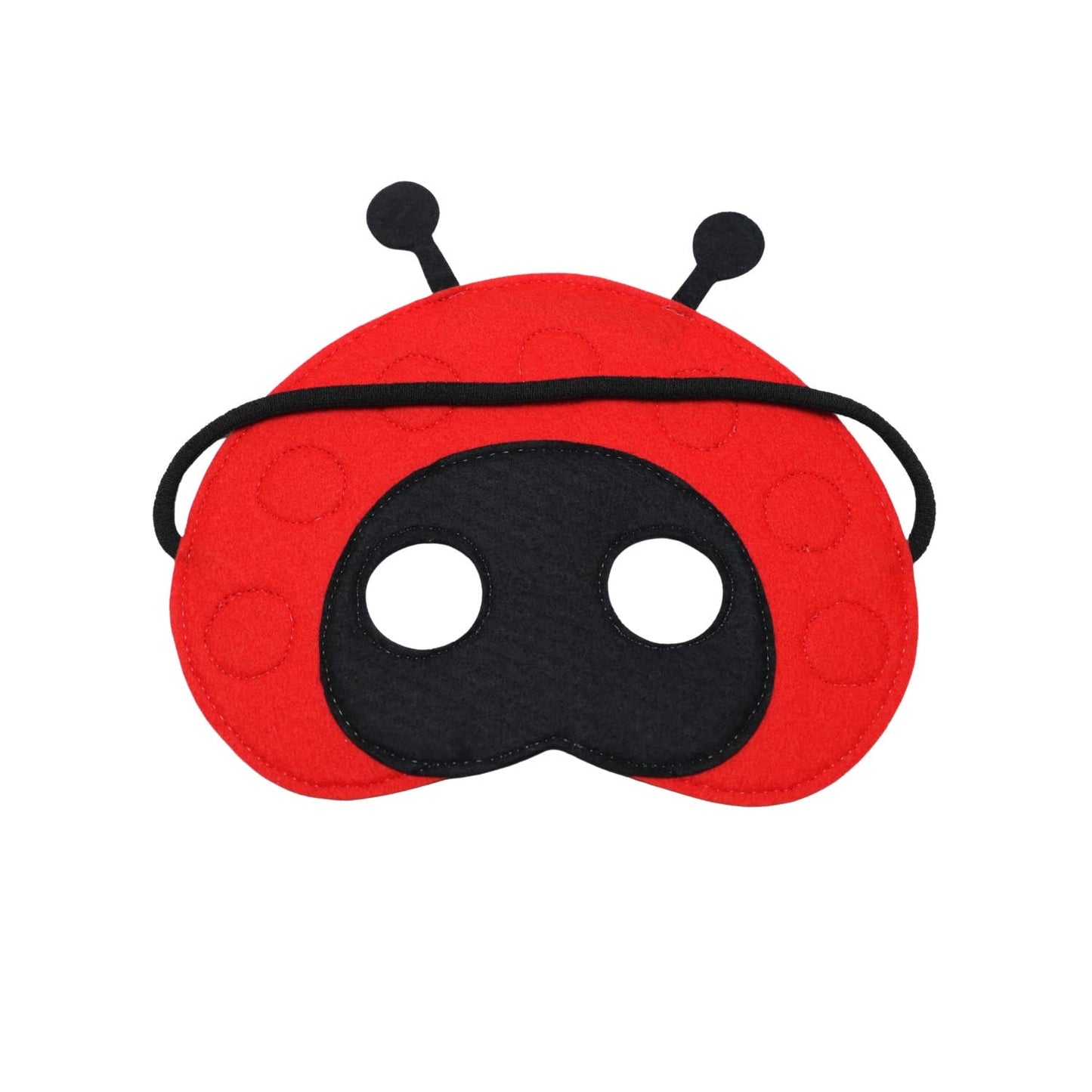 Jolly Designs | Vilten Kindermasker | Lieveheersbeestje