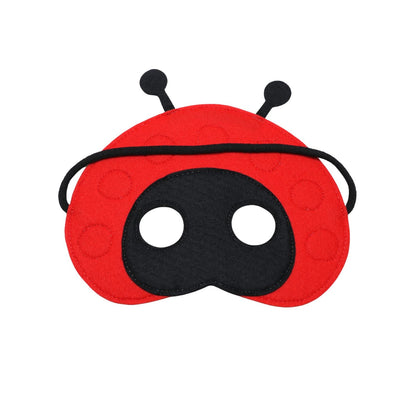 Jolly Designs | Vilten Kindermasker | Lieveheersbeestje