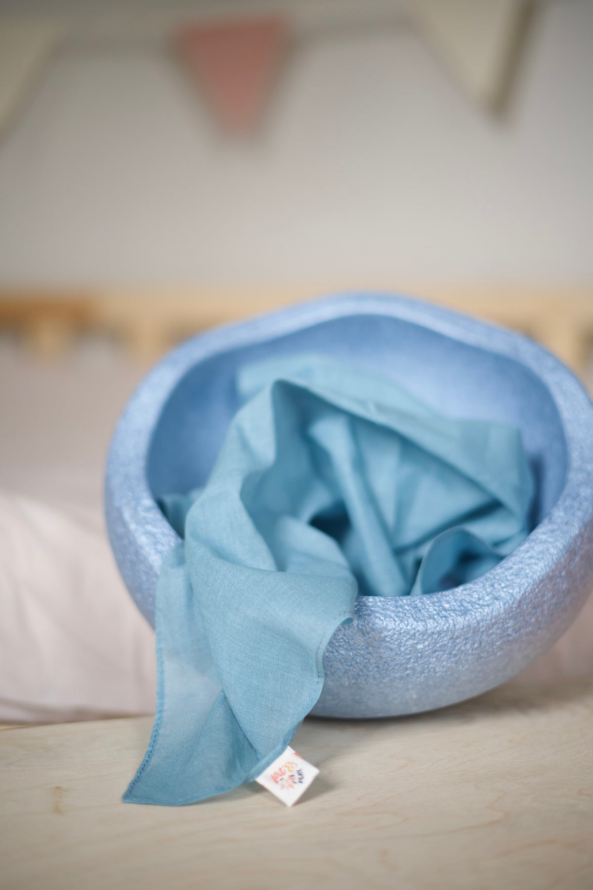 Speeldoek medium - pastel blauw | Pit & Play