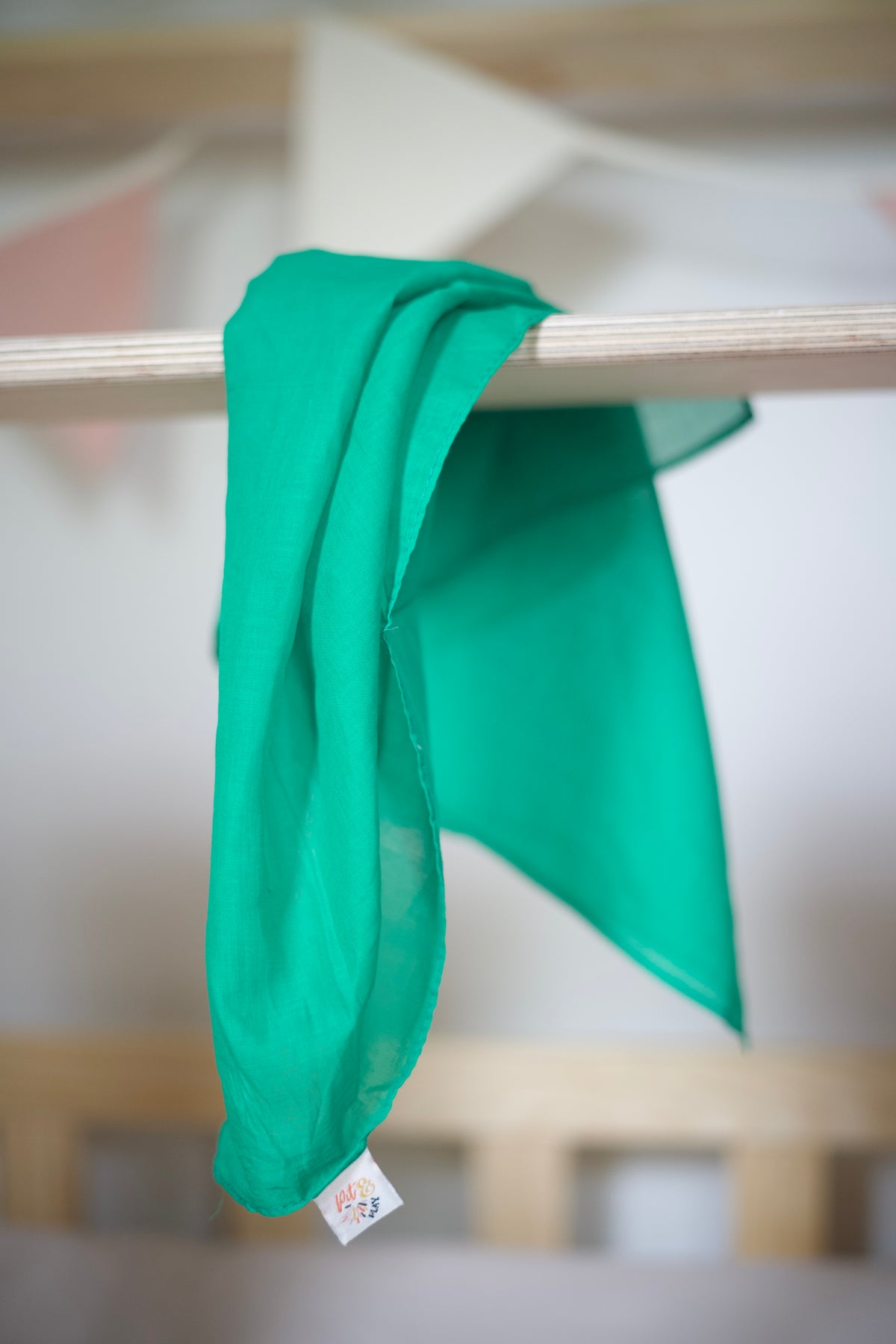 Speeldoek medium - regenboog groen | Pit & Play