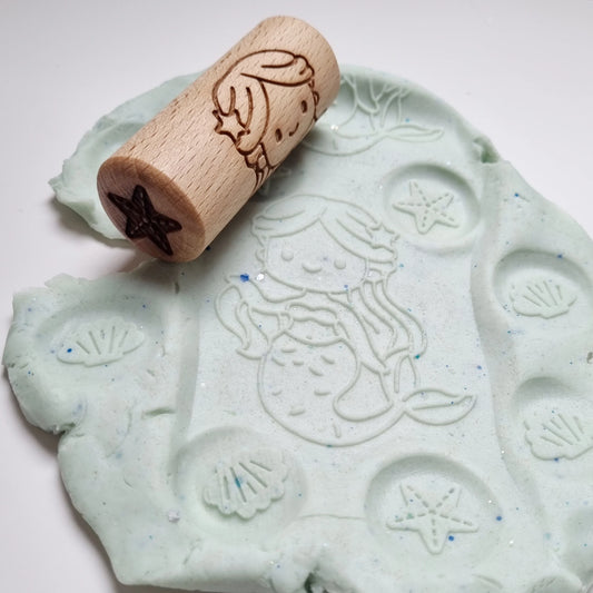 Kiddi | Houten Roller | Klein | Zeemeermin