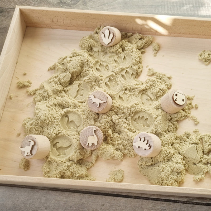 Kiddi | Houten Stempelset | Dino