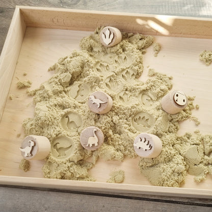 Kiddi | Houten Stempelset | Dino