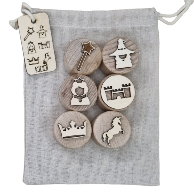 Kiddi | Houten Stempelset | Sprookjes
