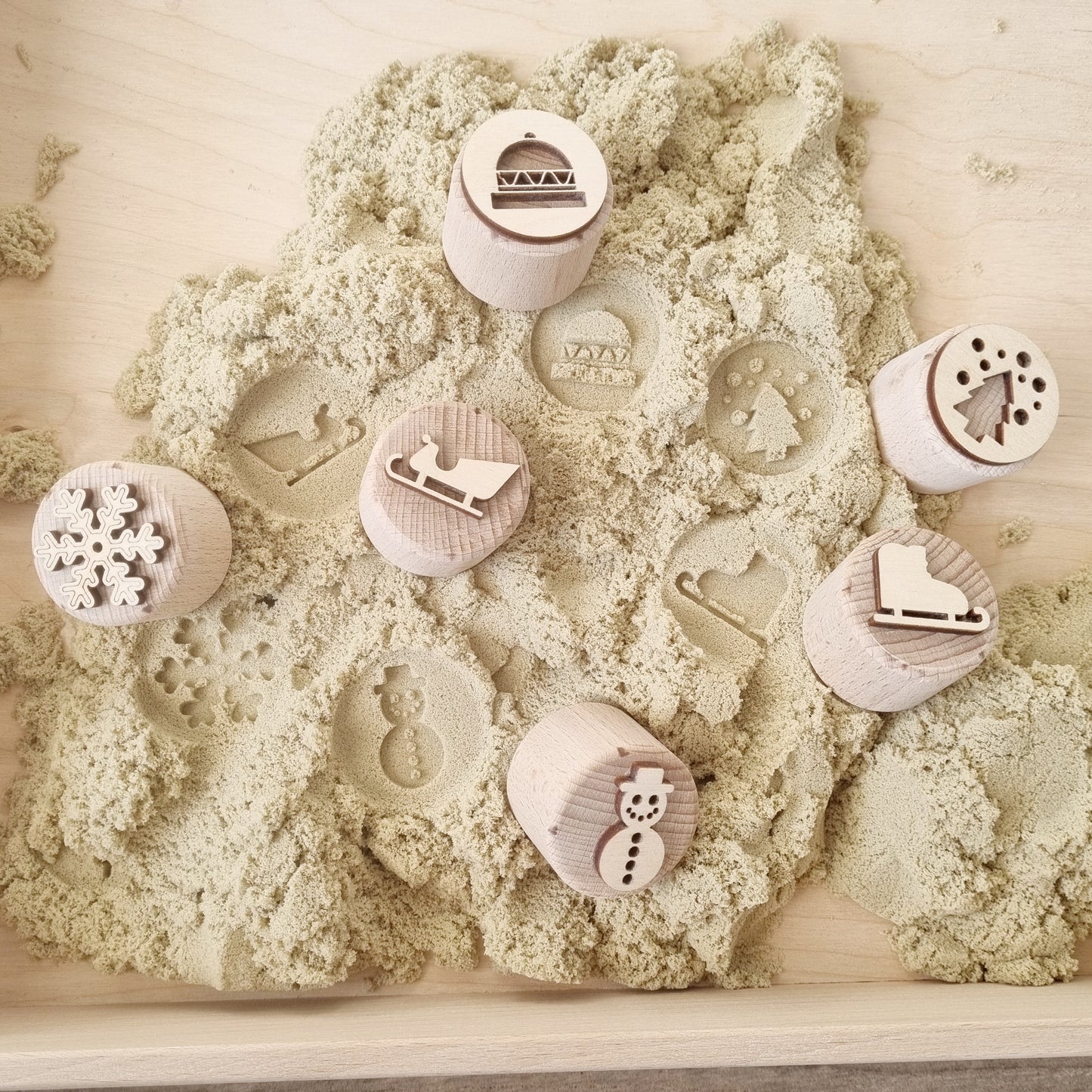 Kiddi | Houten Stempelset | Winter