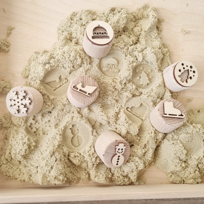 Kiddi | Houten Stempelset | Winter