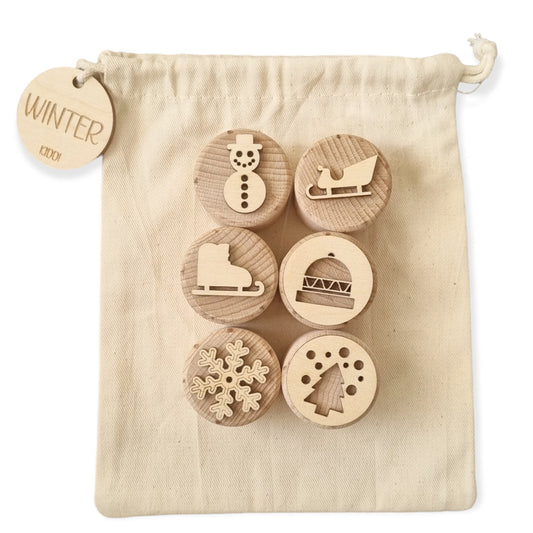 Kiddi | Houten Stempelset | Winter