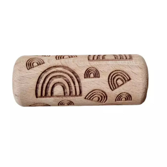 Kiddi | Houten Roller | Klein | Regenboog