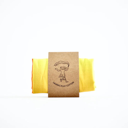 Laura's Play Cotton | Speeldoek | 145x145 cm | Pastel Regenboog