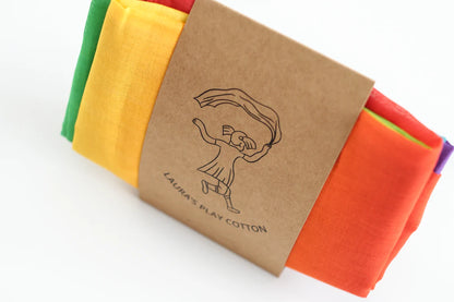 Laura's Play Cotton | Speeldoek | 145x145 cm | Regenboog