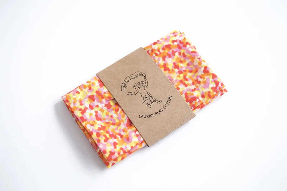 Laura's Play Cotton | Speeldoek | 50x50 cm | Confetti Warm